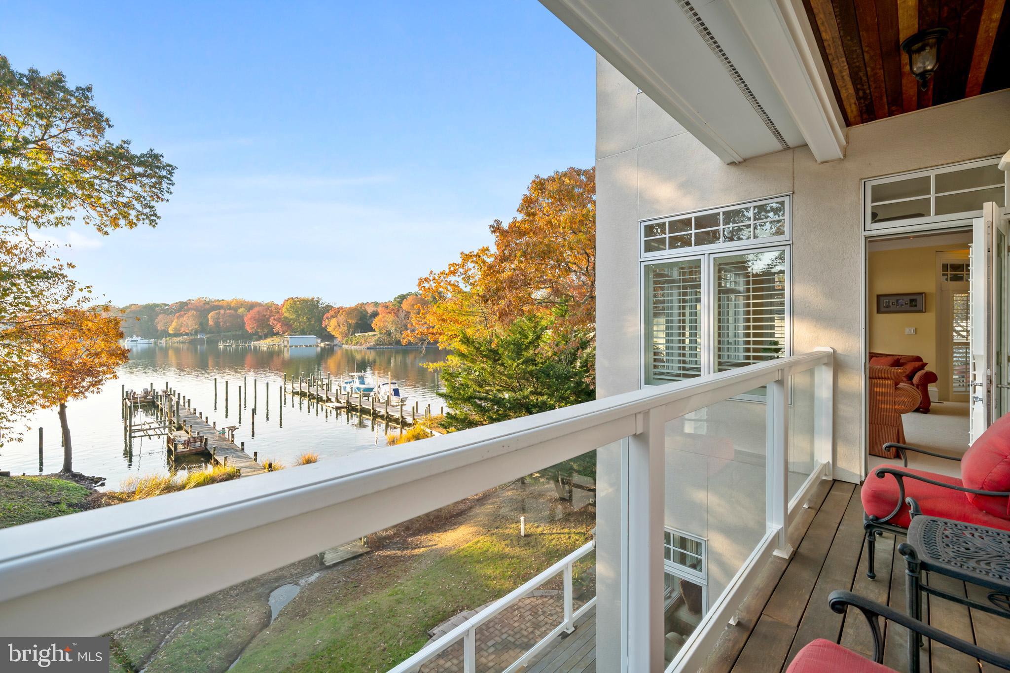206 Harbor Drive Lusby, MD 20657 - Photo 51 of 109 Private balcony off primary bedroom (1 of 2)