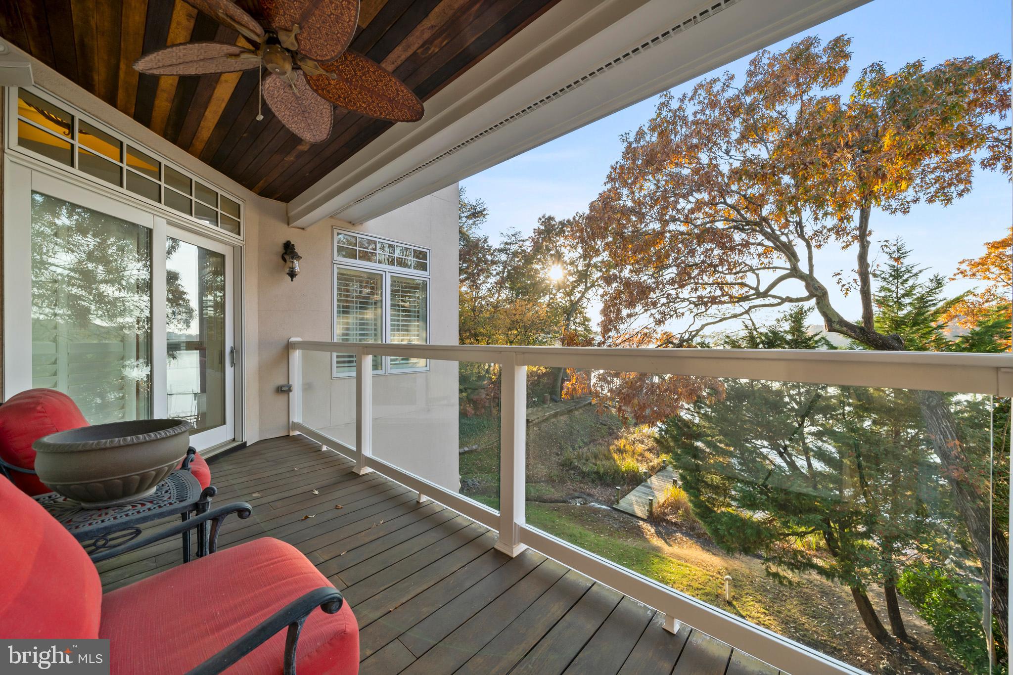 206 Harbor Drive Lusby, MD 20657 - Photo 52 of 109 Private balcony off primary bedroom (2 of 2)