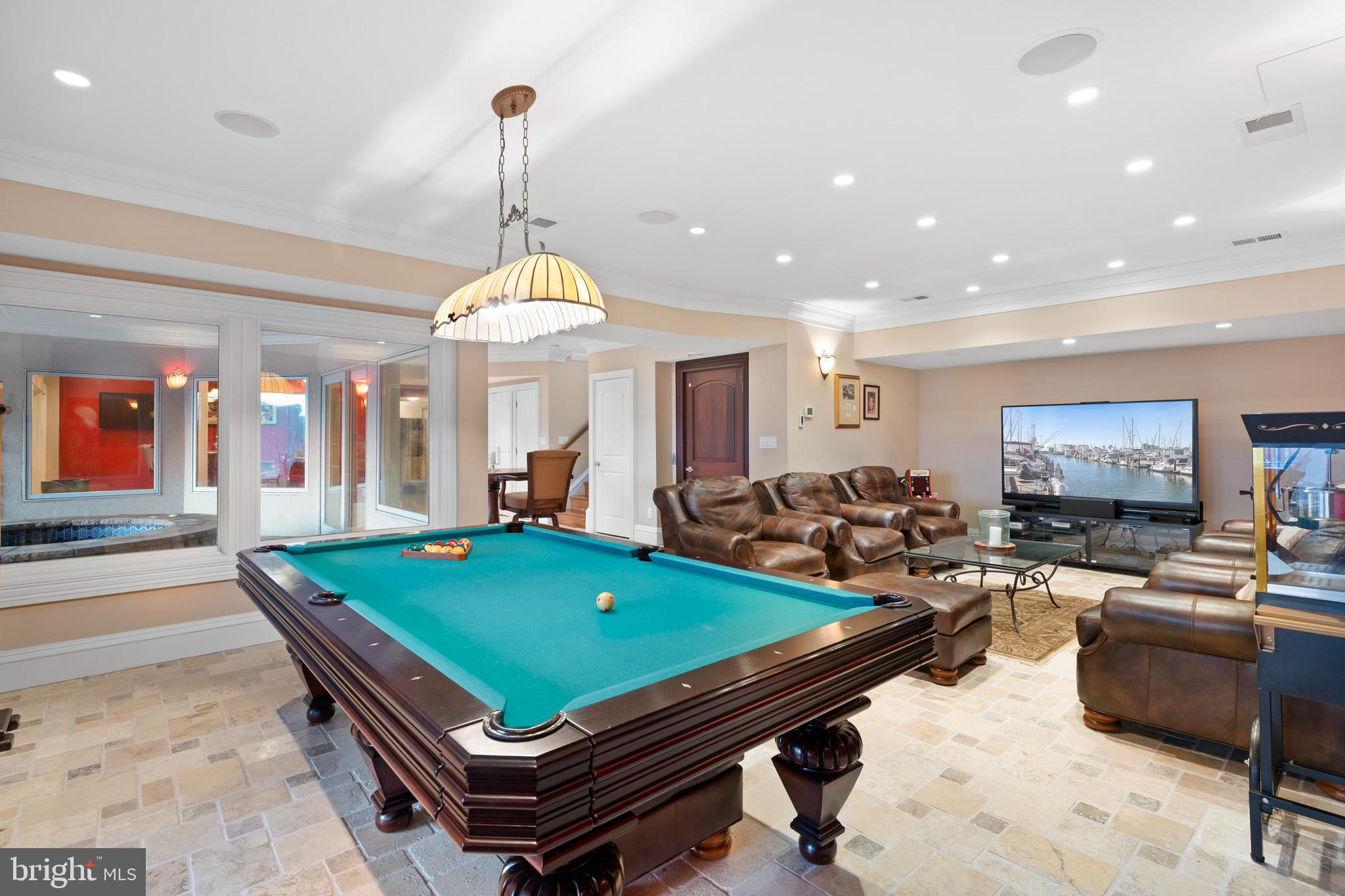 206 Harbor Drive Lusby, MD 20657 - Photo 72 of 109 Basement rec room