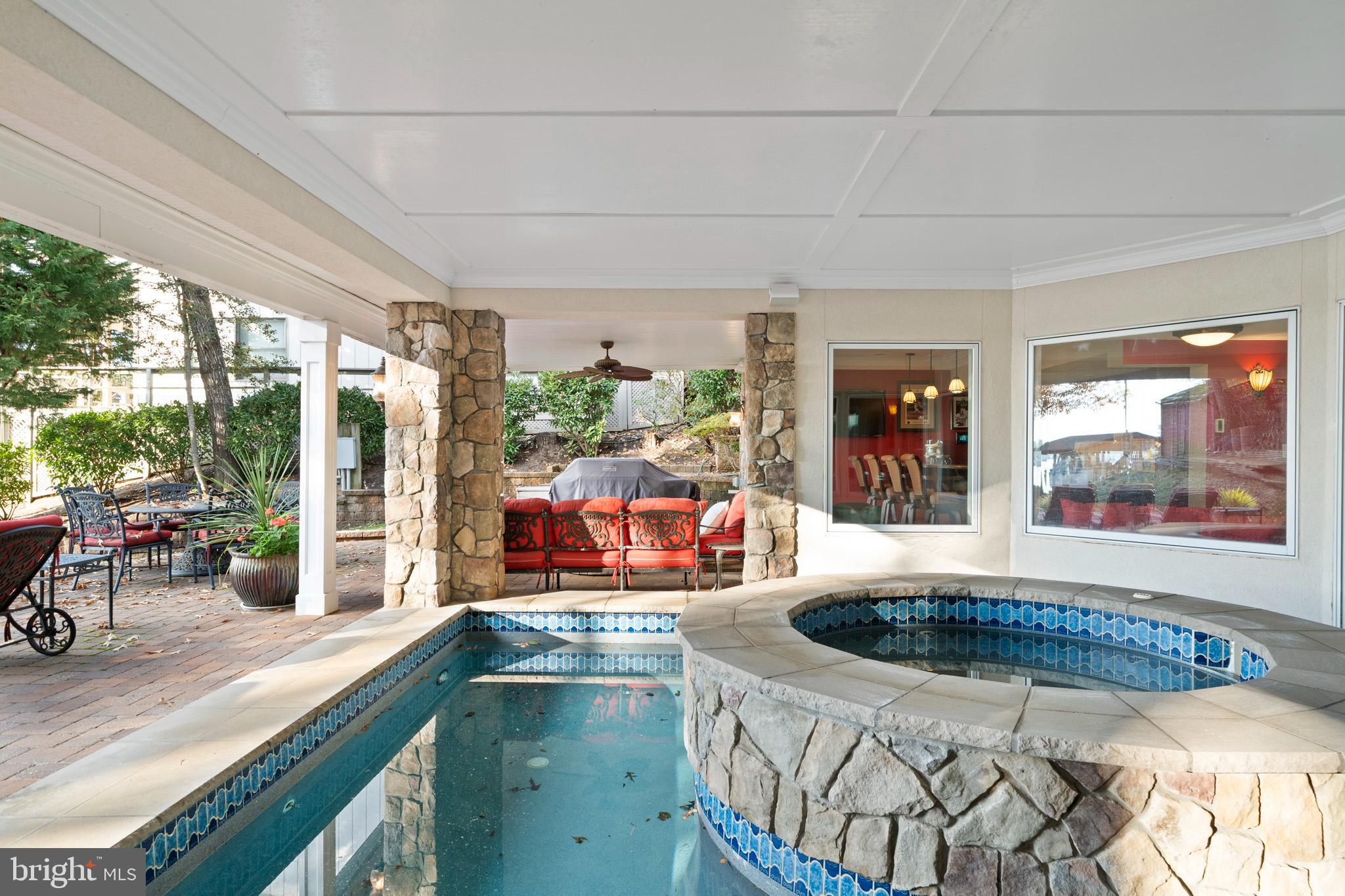 206 Harbor Drive Lusby, MD 20657 - Photo 82 of 109 Custom spa-like pool