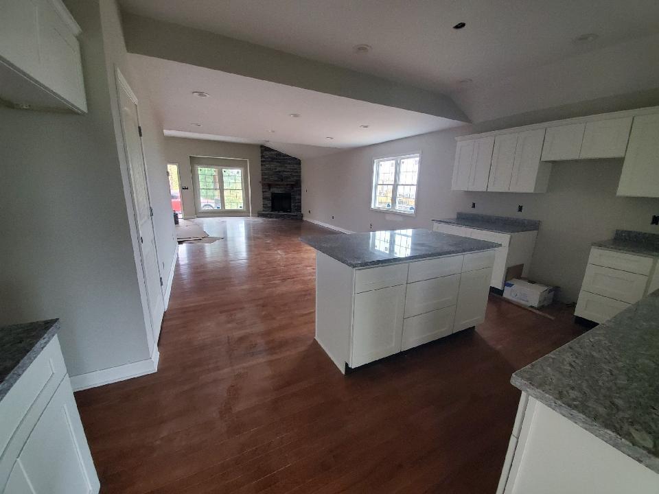 1928 Seaver Kitchen dining and living ro