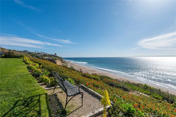 a view of an ocean and beach