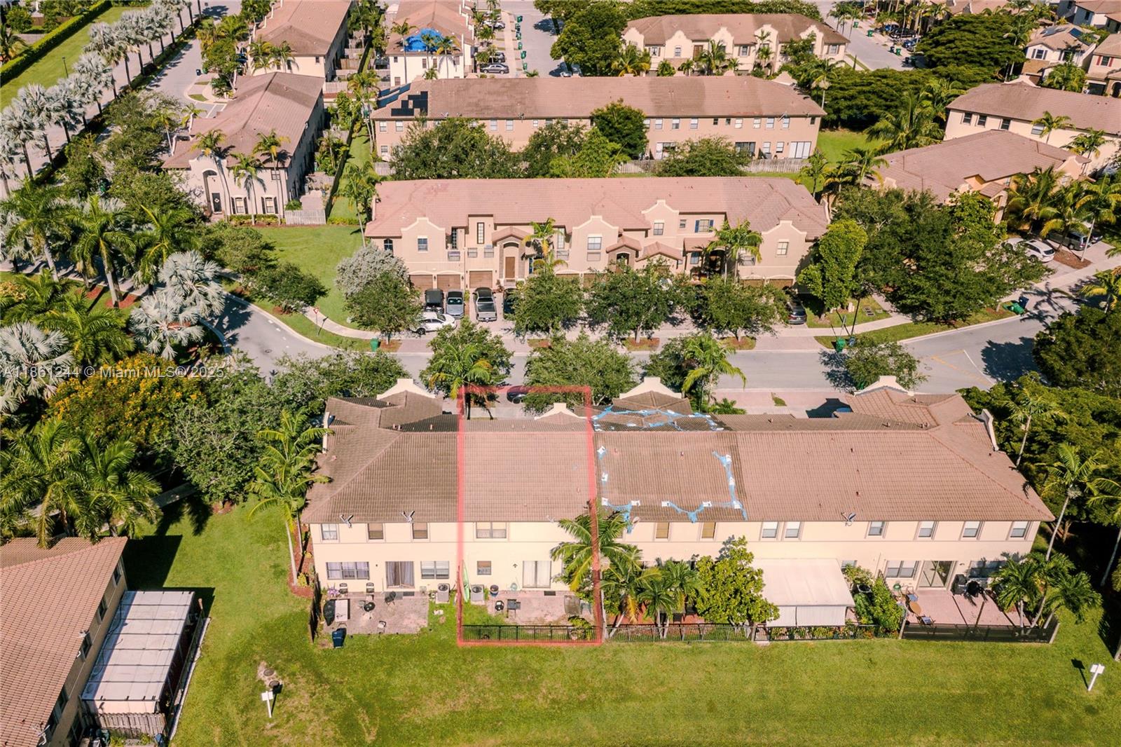 23745 Southwest 114 Court Homestead, FL 33032 - Photo 5 of 30 an aerial view of residential houses with outdoor space and swimming pool