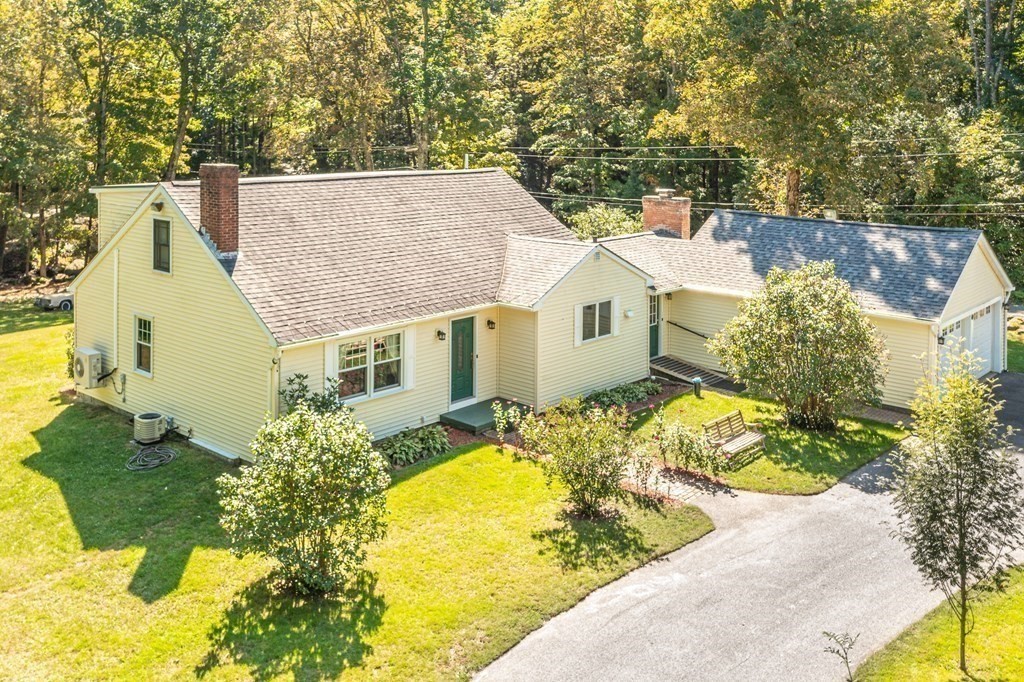 215 Stafford Road Holland, MA 01521 - Photo 1 of 36 aerial view of a house with a swimming pool