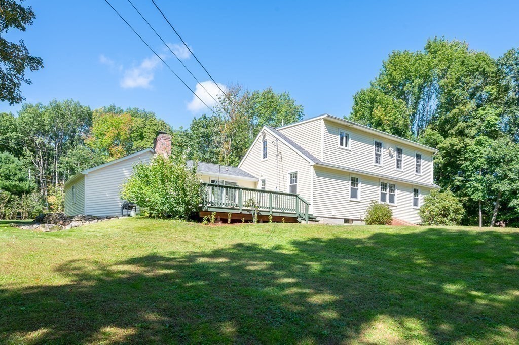 215 Stafford Road Holland, MA 01521 - Photo 8 of 36 a house view with a sitting space and garden