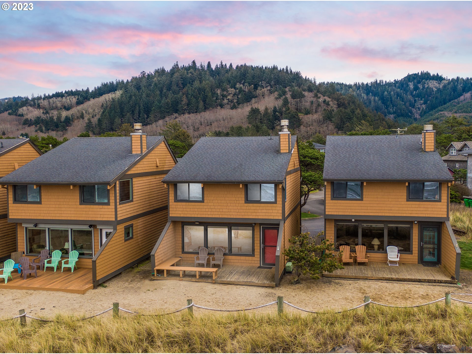 48060 Breakers Boulevard, Unit 2 Neskowin, OR 97149 - Photo 19 of 26 an aerial view of a house