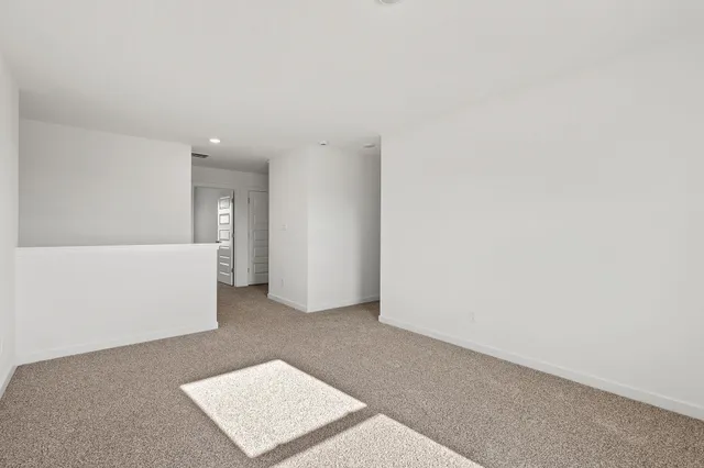 a view of an empty room