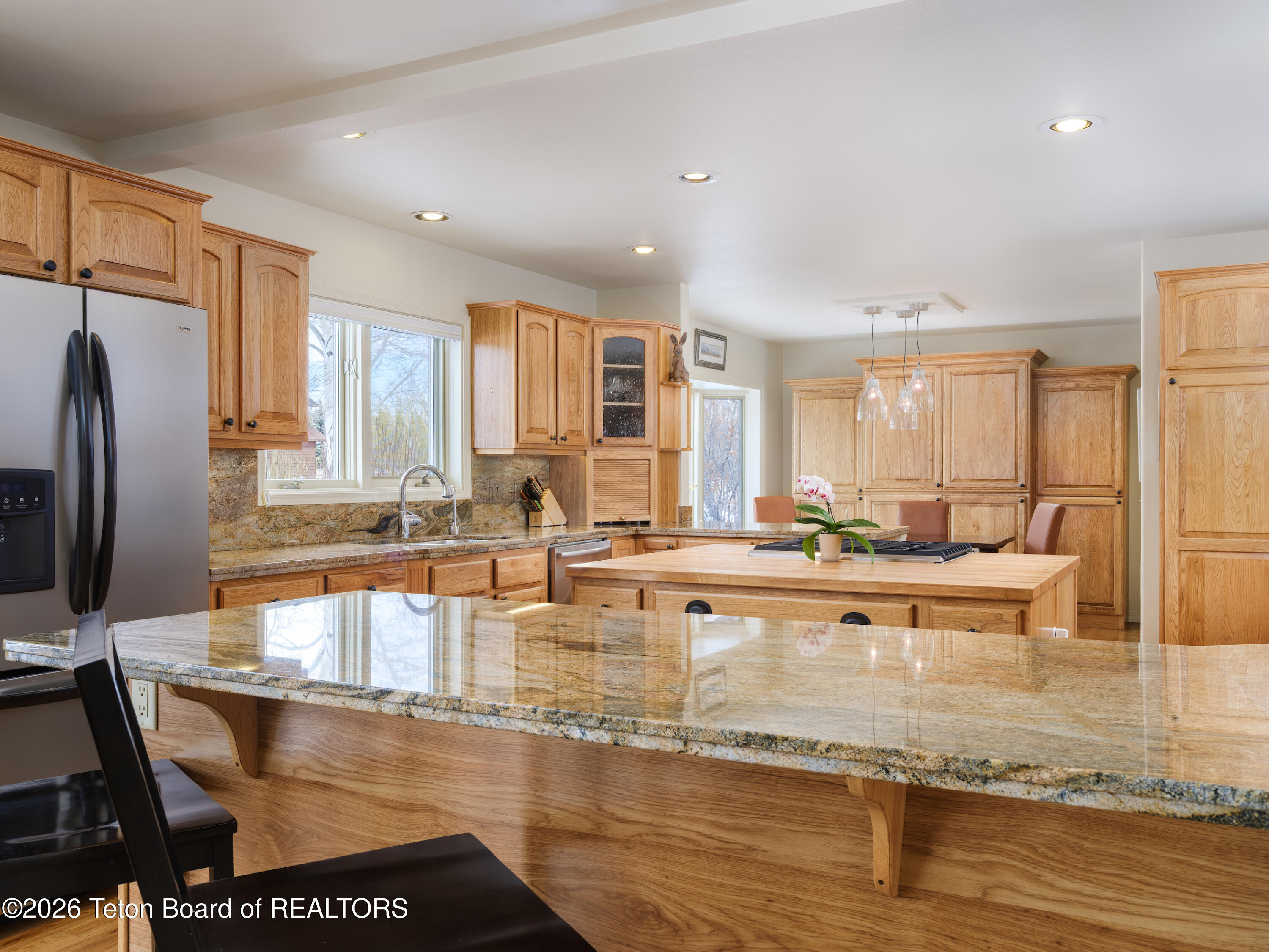 445 Kings Highway Jackson, WY 83001 - Photo 8 of 22 Large Butcher Block Island