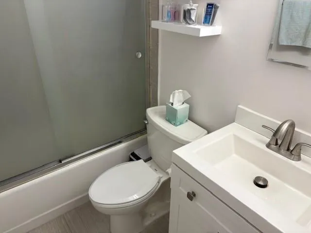 a bathroom with a sink and a toilet