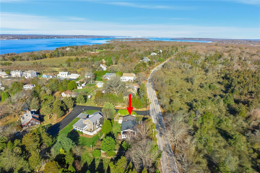 382 Beavertail Road Jamestown, RI 02835 - Photo 27 of 31 Northerly drone view to show location