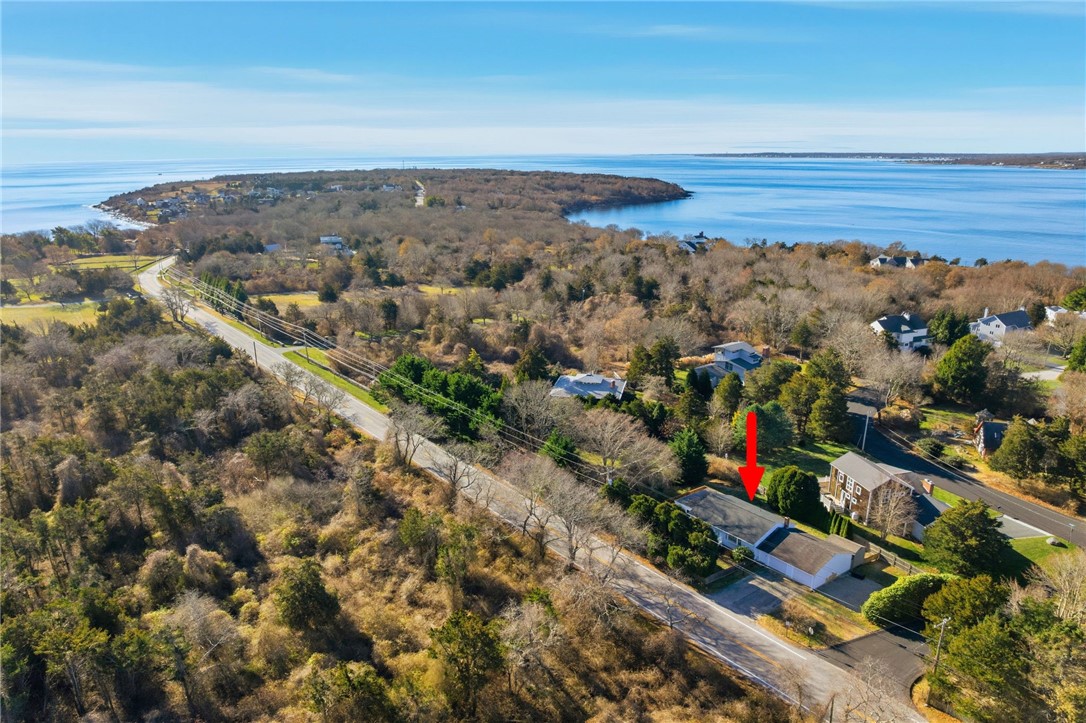 382 Beavertail Road Jamestown, RI 02835 - Photo 5 of 31 Drone view from property to Beavertail State Park