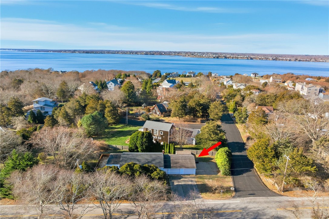 382 Beavertail Road Jamestown, RI 02835 - Photo 7 of 31 Drone view to the west passage of Narragansett Bay
