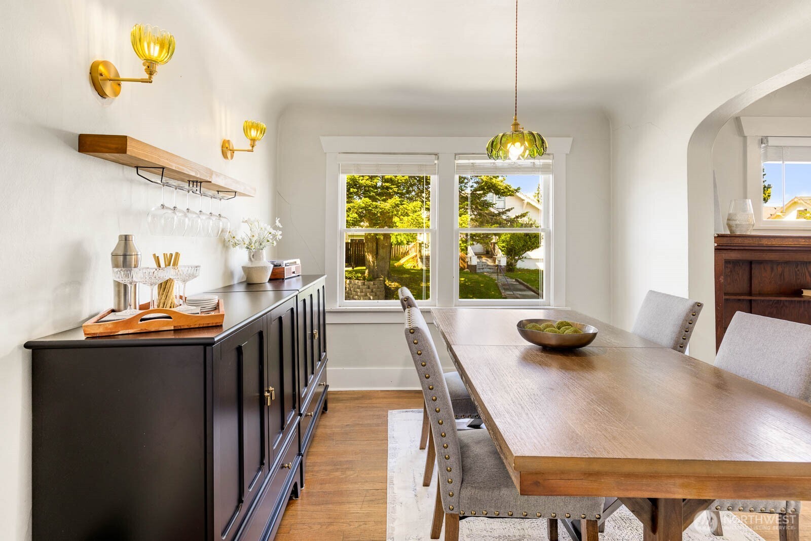1002 South Adams Street Tacoma, WA 98405 - Photo 11 of 40 a dining room filled counter top space and furniture