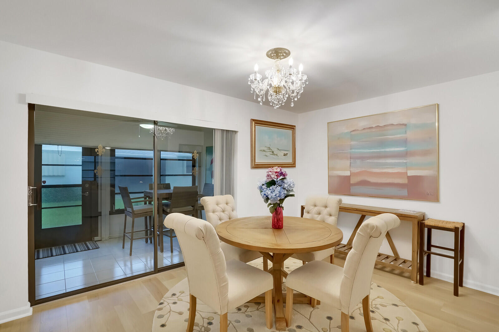 4180 Mango Tree Court, Unit B Boynton Beach, FL 33436 - Photo 5 of 25 a view of a dining room with furniture