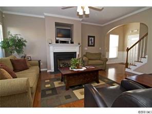 208 Sand Paver Way Fort Mill, SC 29708 - Photo 3 of 16 a living room with furniture and a fireplace