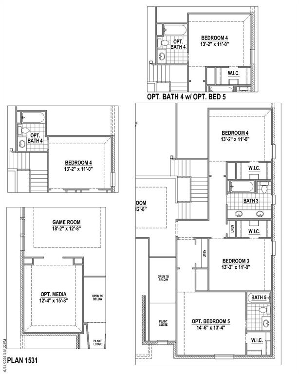 11532 Hardwick Road Fort Worth, TX 76052 - Photo 3 of 5 Plan Options