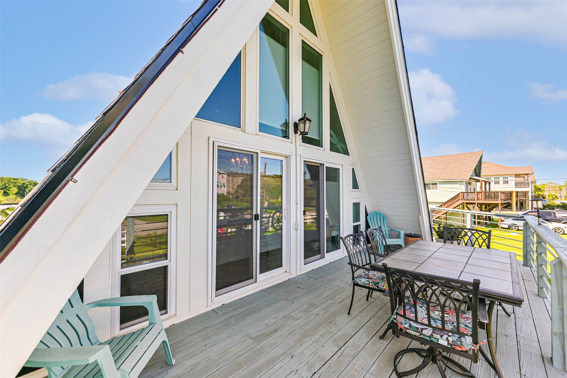2009 Todville Road Seabrook, TX 77586 - Photo 30 of 46 a balcony with table and chairs