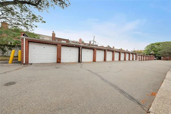 a view of a house with a street