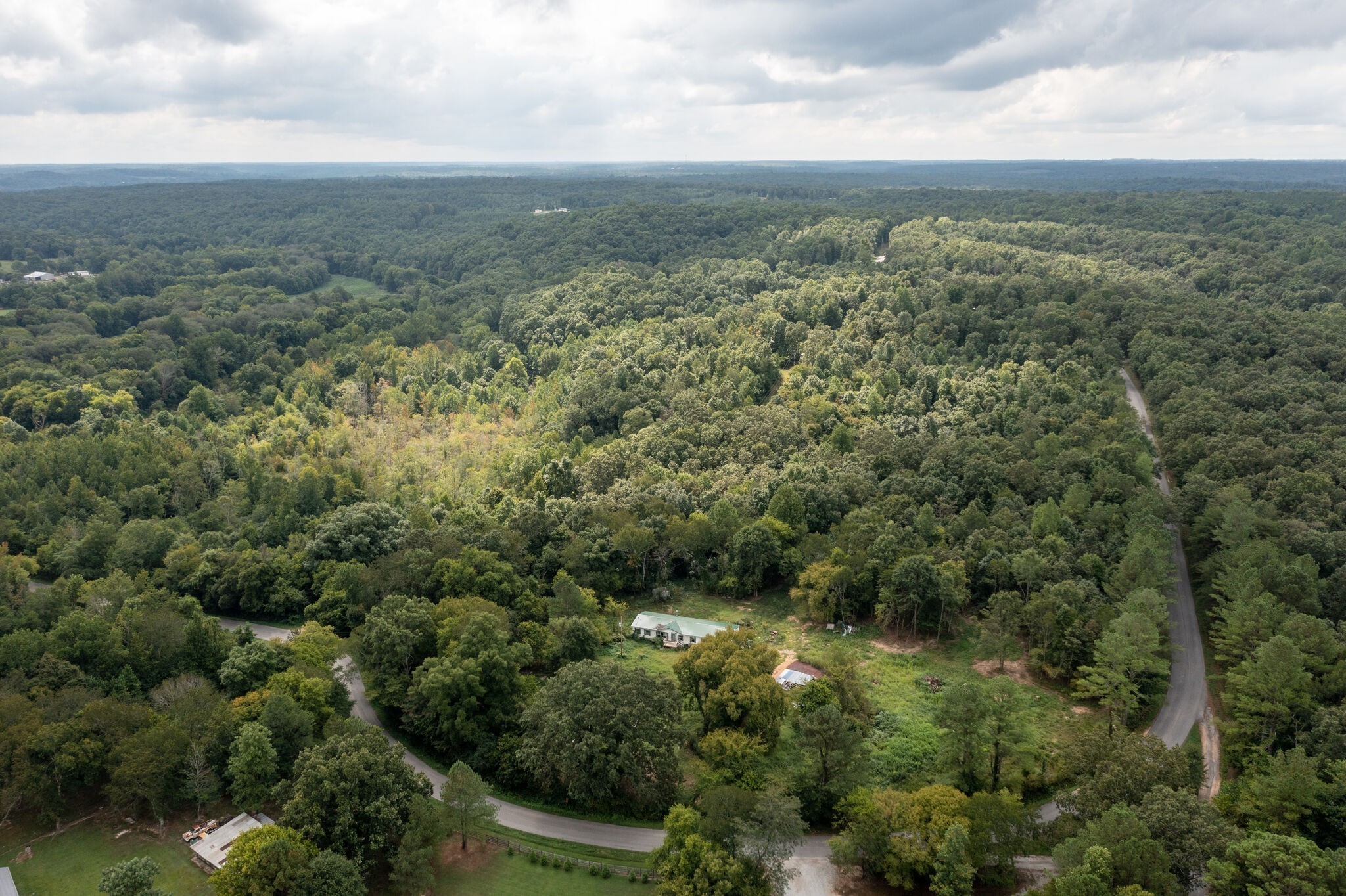 694 Napier Road Hohenwald, TN 38462 - Photo 2 of 7 an aerial view of forest