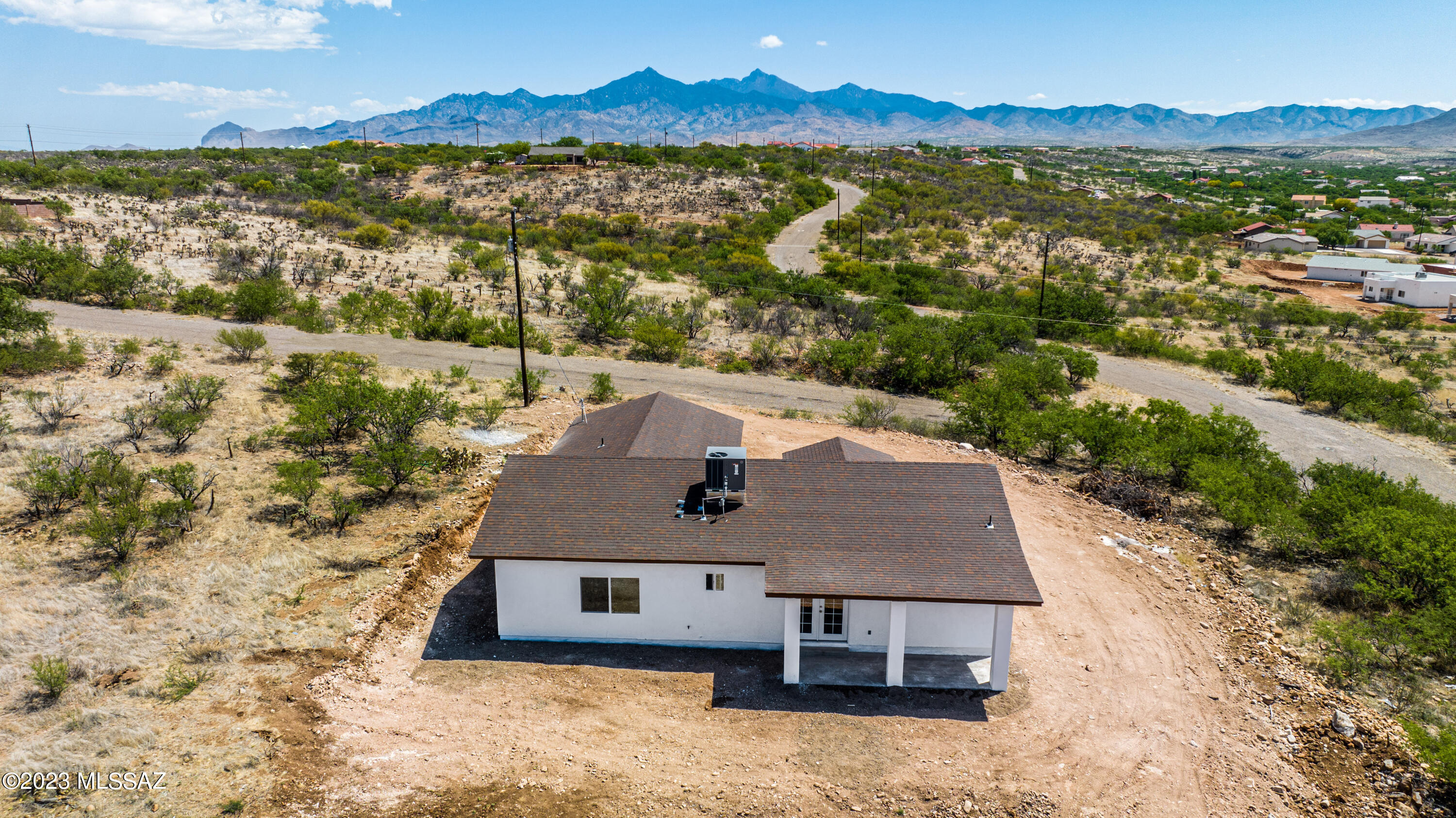 1846 Via Fontana Rio Rico, AZ 85648 - Photo 10 of 30 a aerial view of a house with a mountain