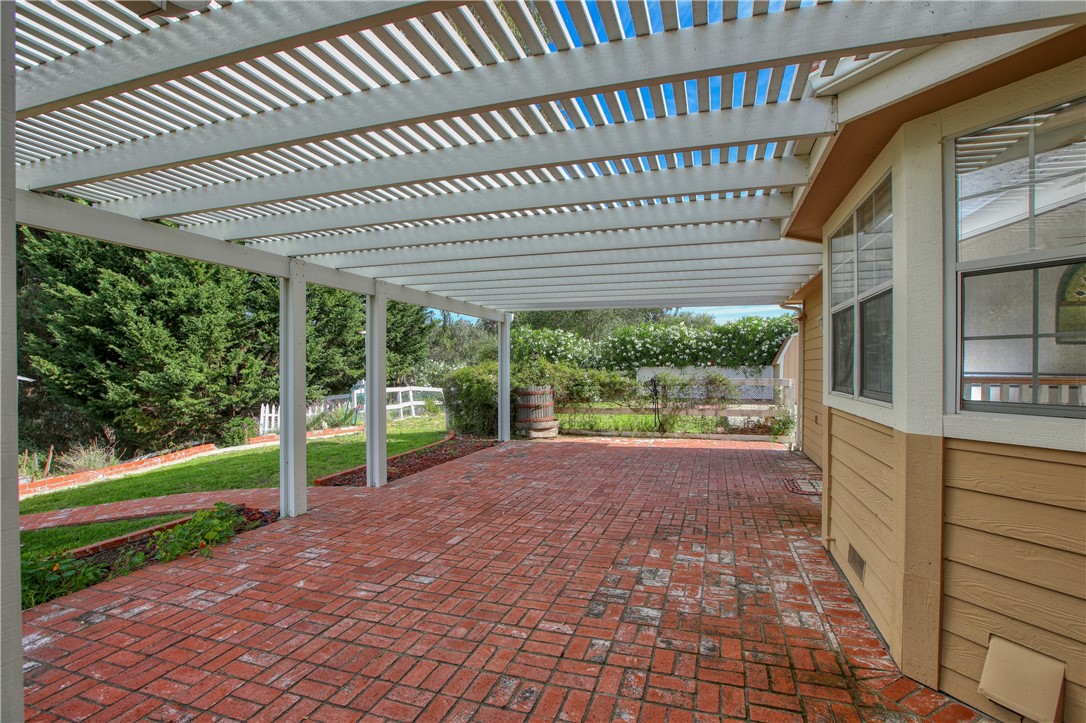 350 Corbett Canyon Road Arroyo Grande, CA 93420 - Photo 13 of 66 a view of a porch and garden