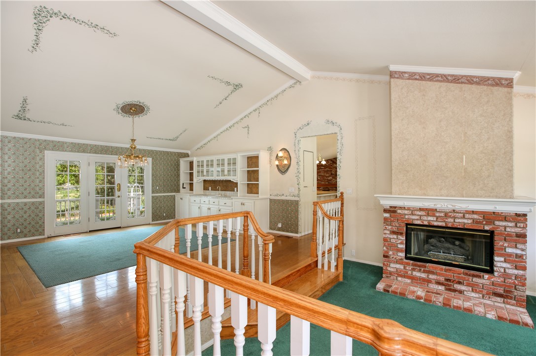 350 Corbett Canyon Road Arroyo Grande, CA 93420 - Photo 18 of 66 a view of an entryway with furniture and fireplace