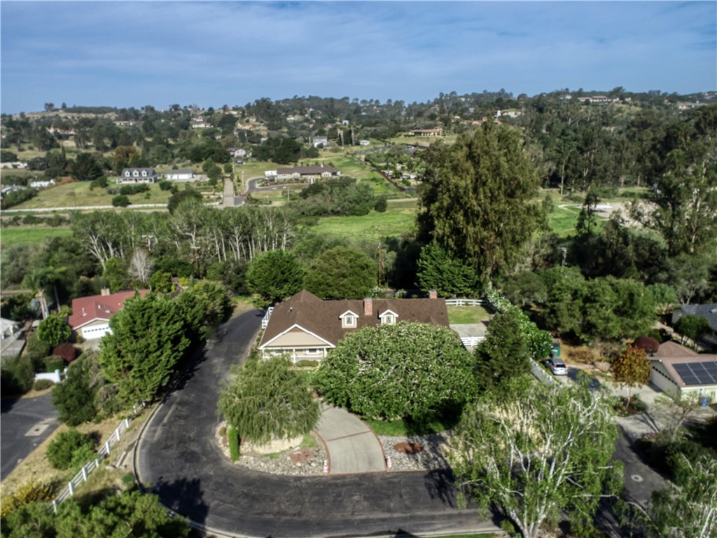 350 Corbett Canyon Road Arroyo Grande, CA 93420 - Photo 54 of 66 an aerial view of a house with a yard