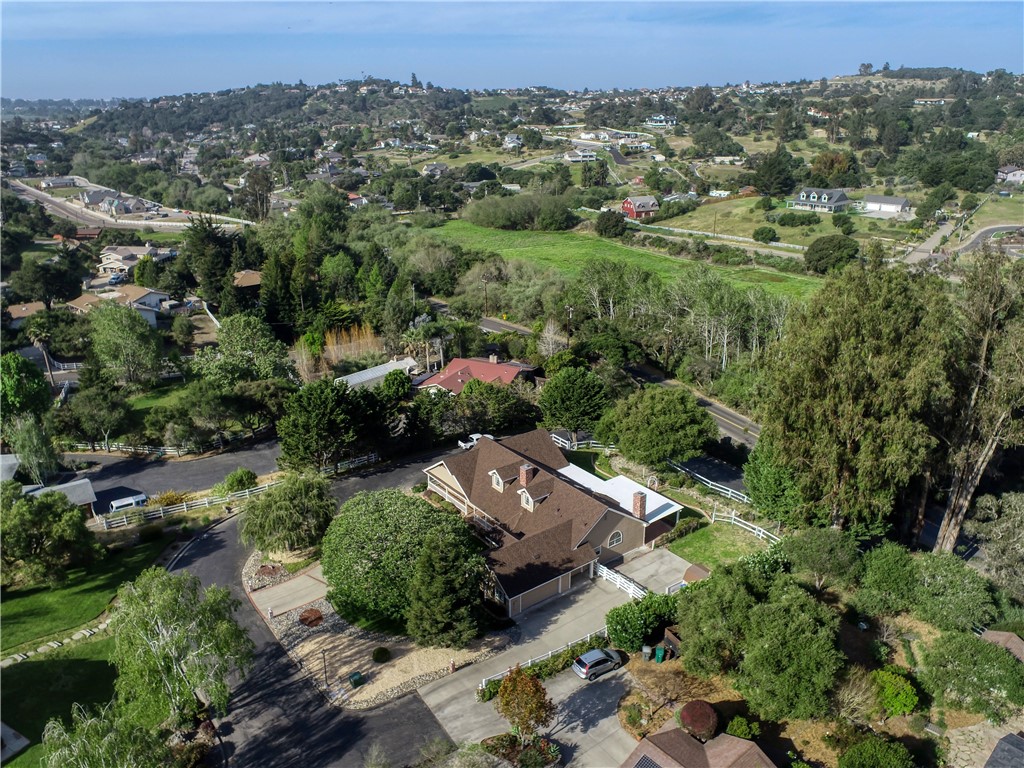 350 Corbett Canyon Road Arroyo Grande, CA 93420 - Photo 58 of 66 an aerial view of a house with a yard