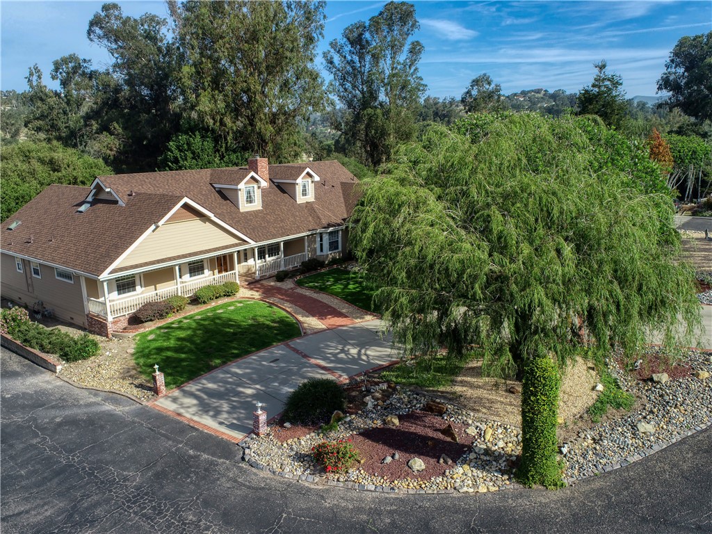 350 Corbett Canyon Road Arroyo Grande, CA 93420 - Photo 65 of 66 an aerial view of a house