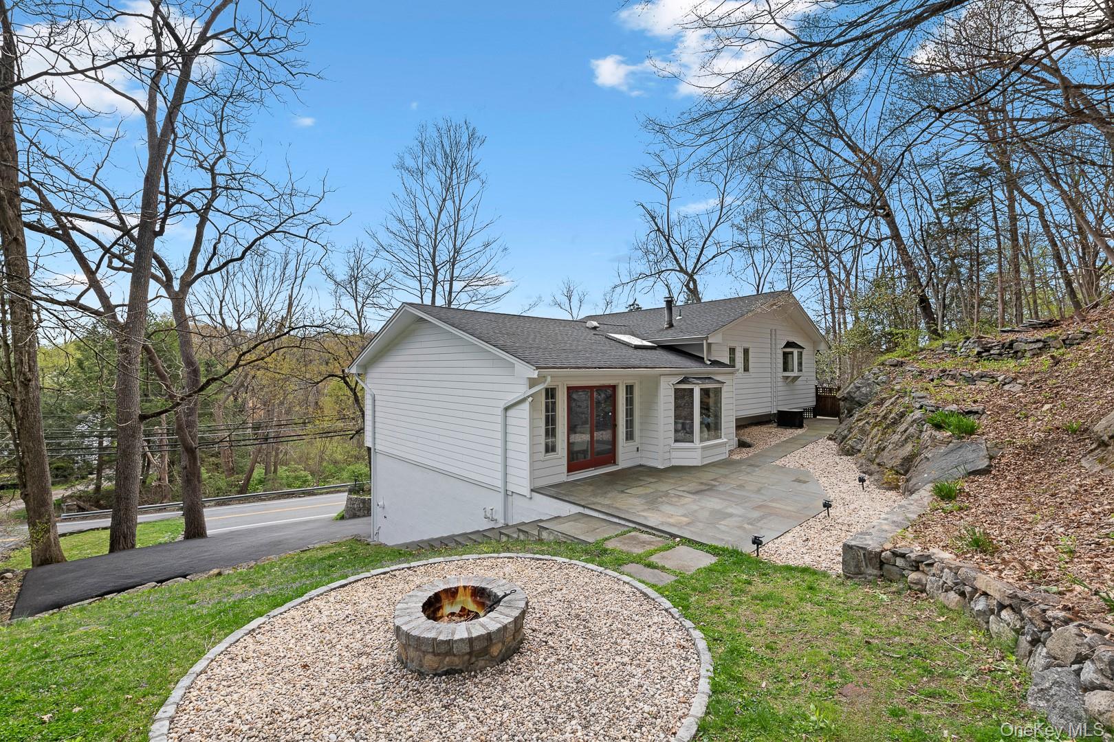 168 Pound Ridge Road Bedford, NY 10506 - Photo 22 of 22 Backyard with Fire Pit