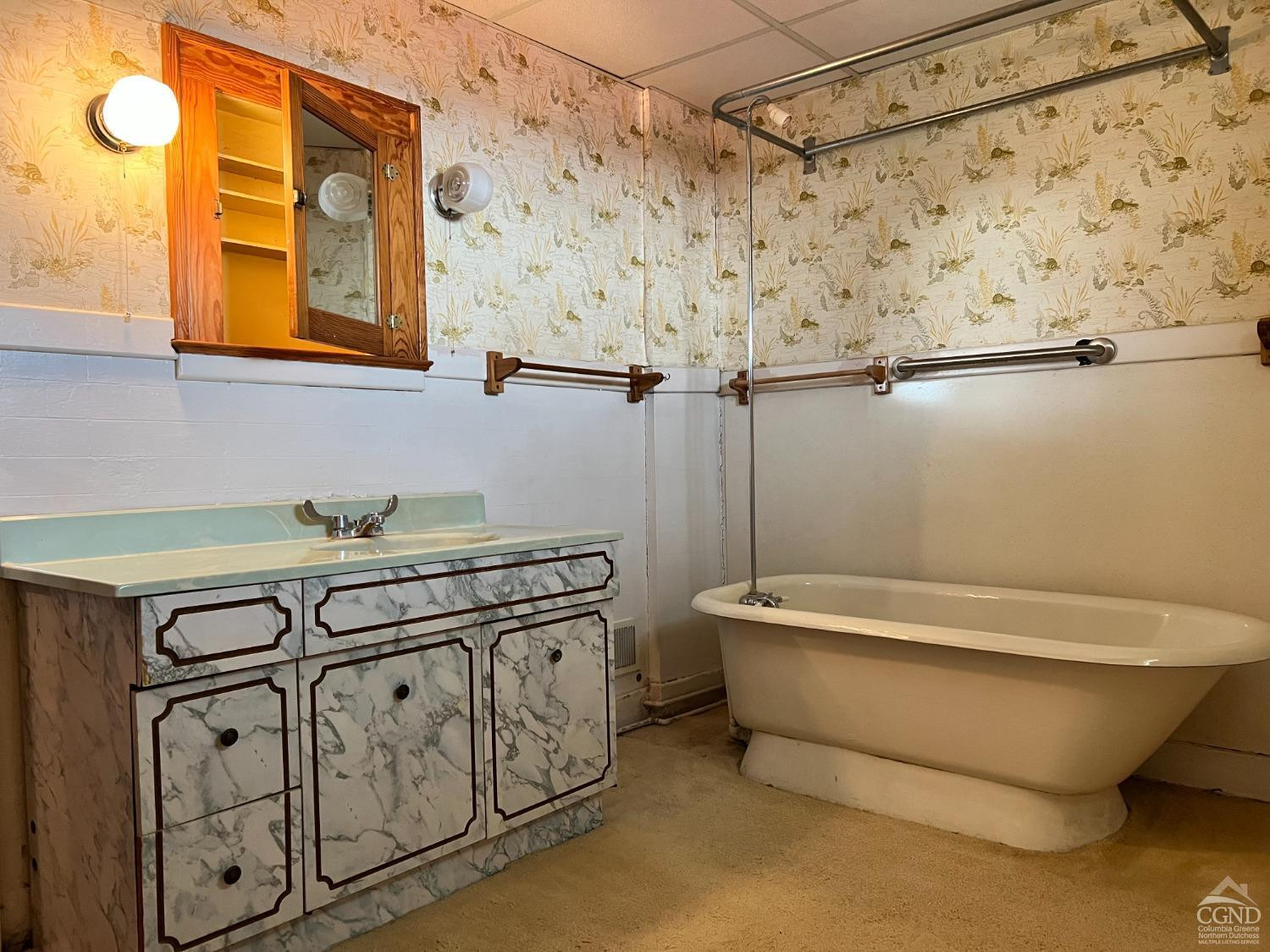 1781 Highway 23 Copake, NY 12521 - Photo 19 of 24 a bathroom with a sink and a mirror