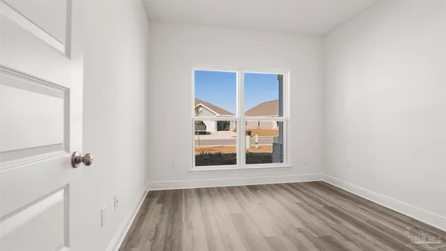 wooden floor in an empty room