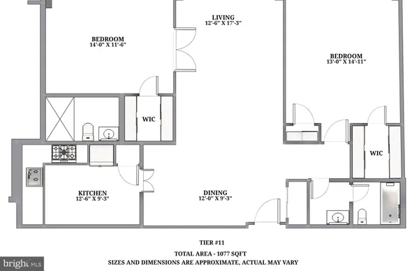 $2,400 | 7420 Westlake Terrace, Unit 1311, Bethesda, MD 20817