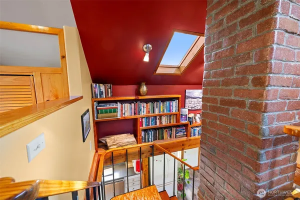 a view of a balcony