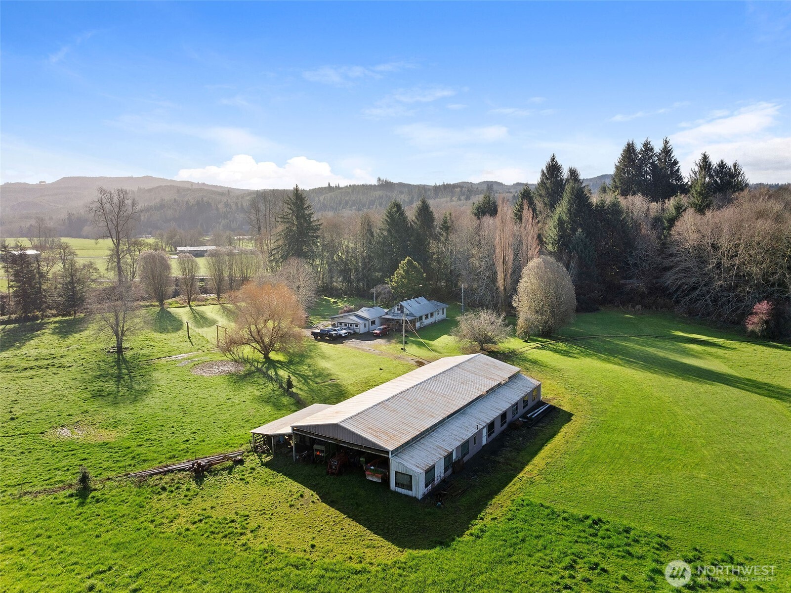 471 Barr Road Grays River, WA 98643 - Photo 33 of 40 a view of a backyard with a garden and plants
