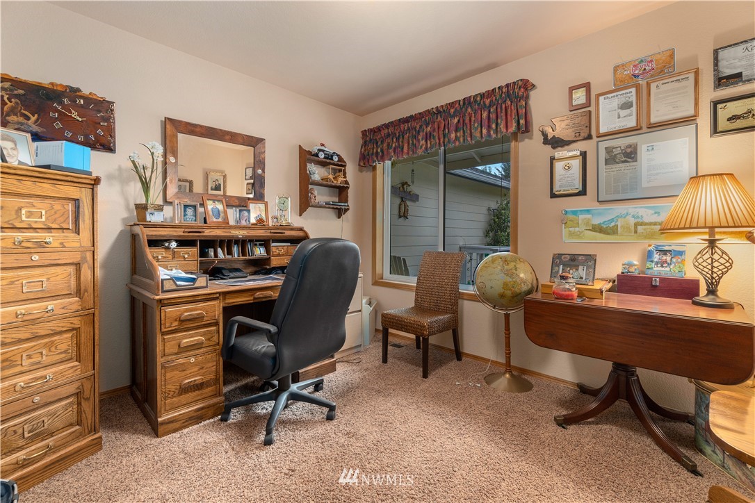 19334 Tall Firs Lane Southwest Rochester, WA 98579 - Photo 24 of 40 a view of a workspace with furniture