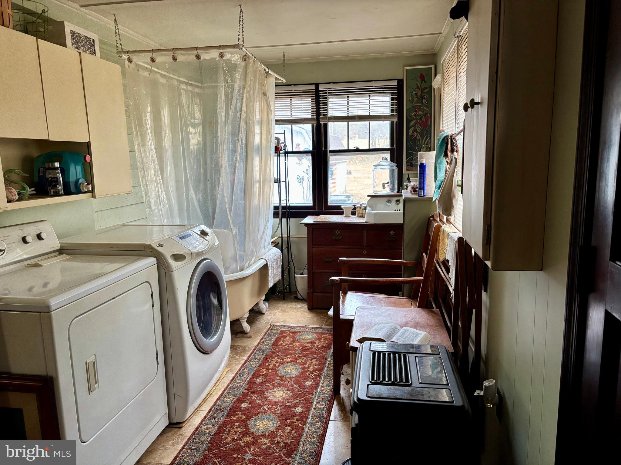 3485 Pine Grove Road Stanley, VA 22851 - Photo 22 of 47 a utility room with dryer and washer