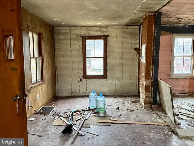 a house with trees in front of it