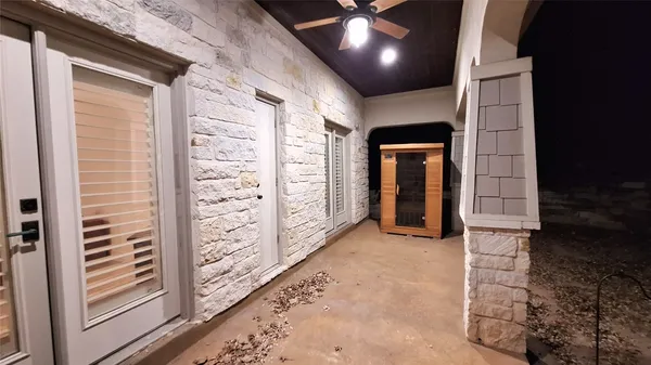 a view of an entryway door