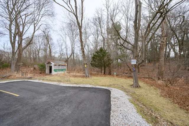 a view of a house with a patio