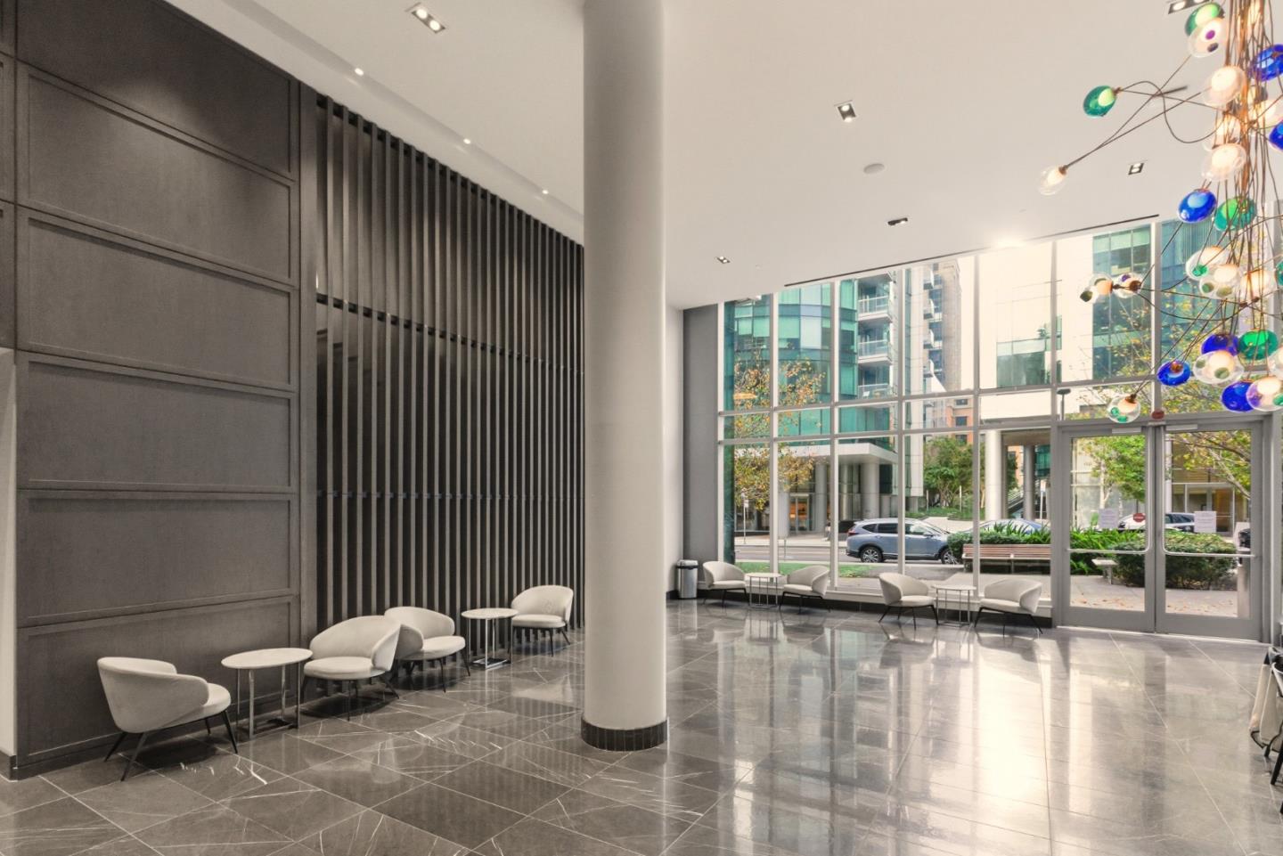 318 Main Street, Unit 6B San Francisco, CA 94105 - Photo 38 of 40 a living room with furniture and a large window