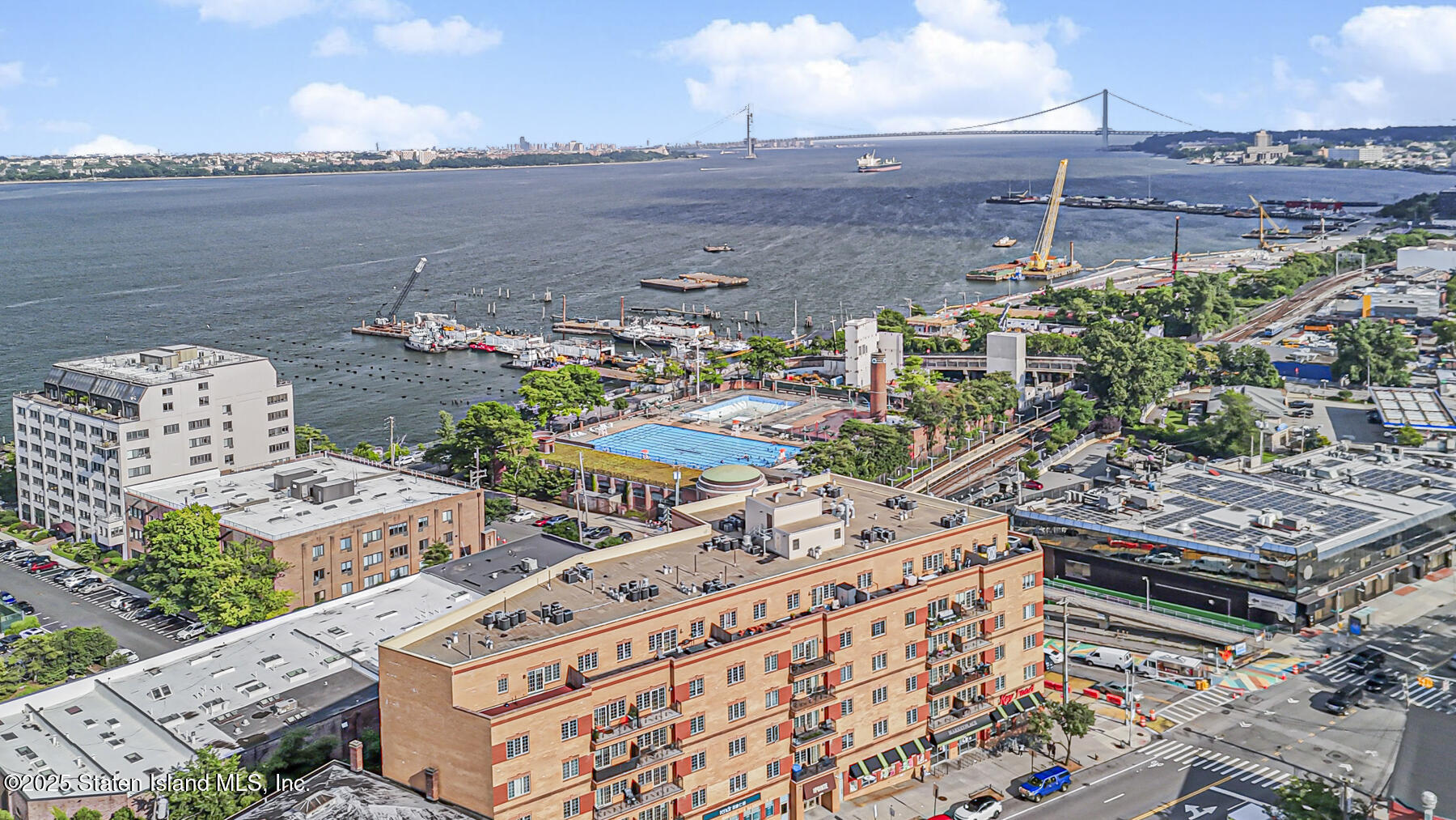 155 Bay Street, Unit 2L Staten Island, NY 10301 - Photo 30 of 32 a city view with tall buildings