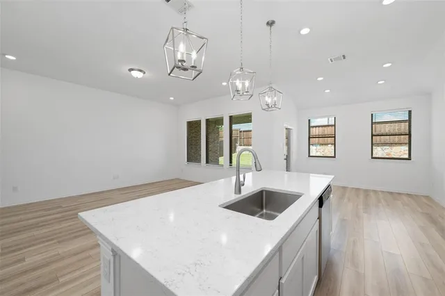 a view of a park with slide