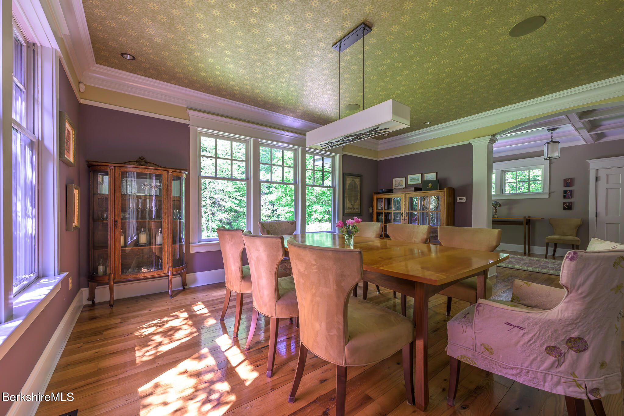 430 Lenox Road Richmond, MA 01254 - Photo 6 of 66 a view of a dining room with furniture window and outside view