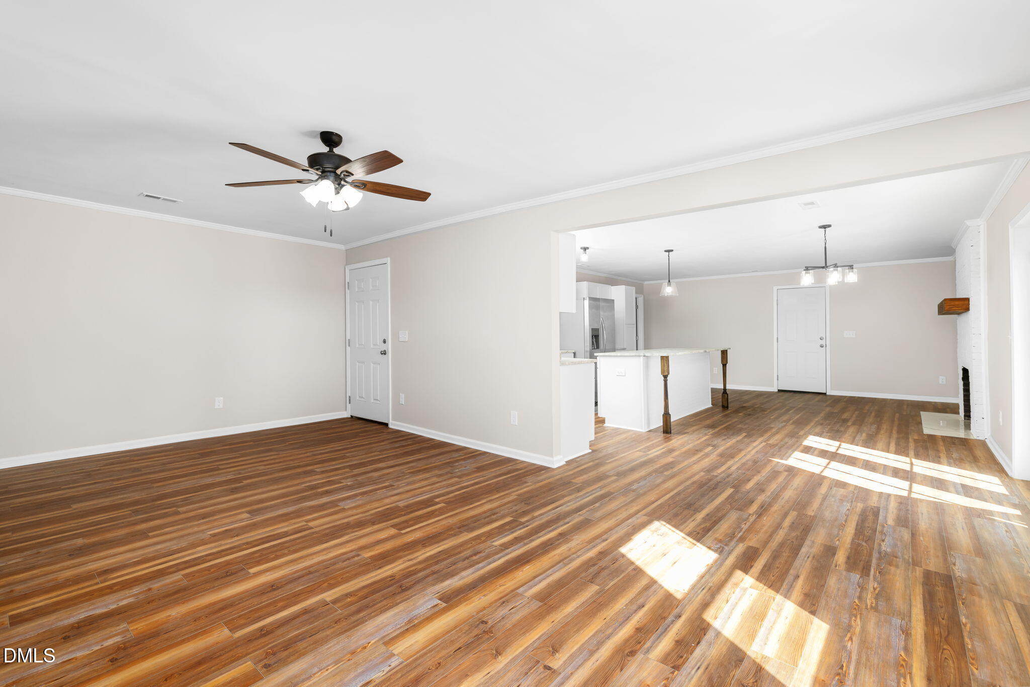 426 Rooker Dairy Road Norlina, NC 27563 - Photo 7 of 33 Living Room to kitchen and dining