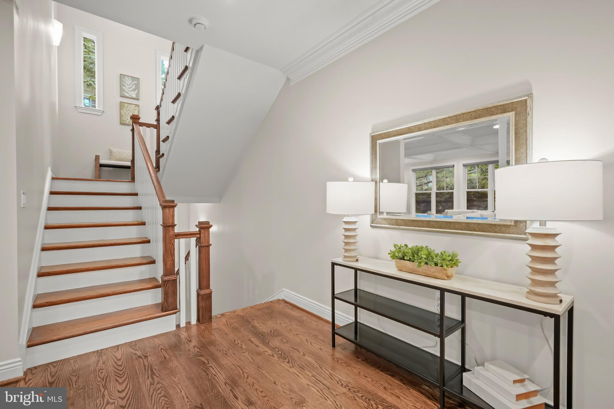 6314 Walhonding Road Bethesda, MD 20816 - Photo 14 of 46 Main Level - Stairs to Upper Level