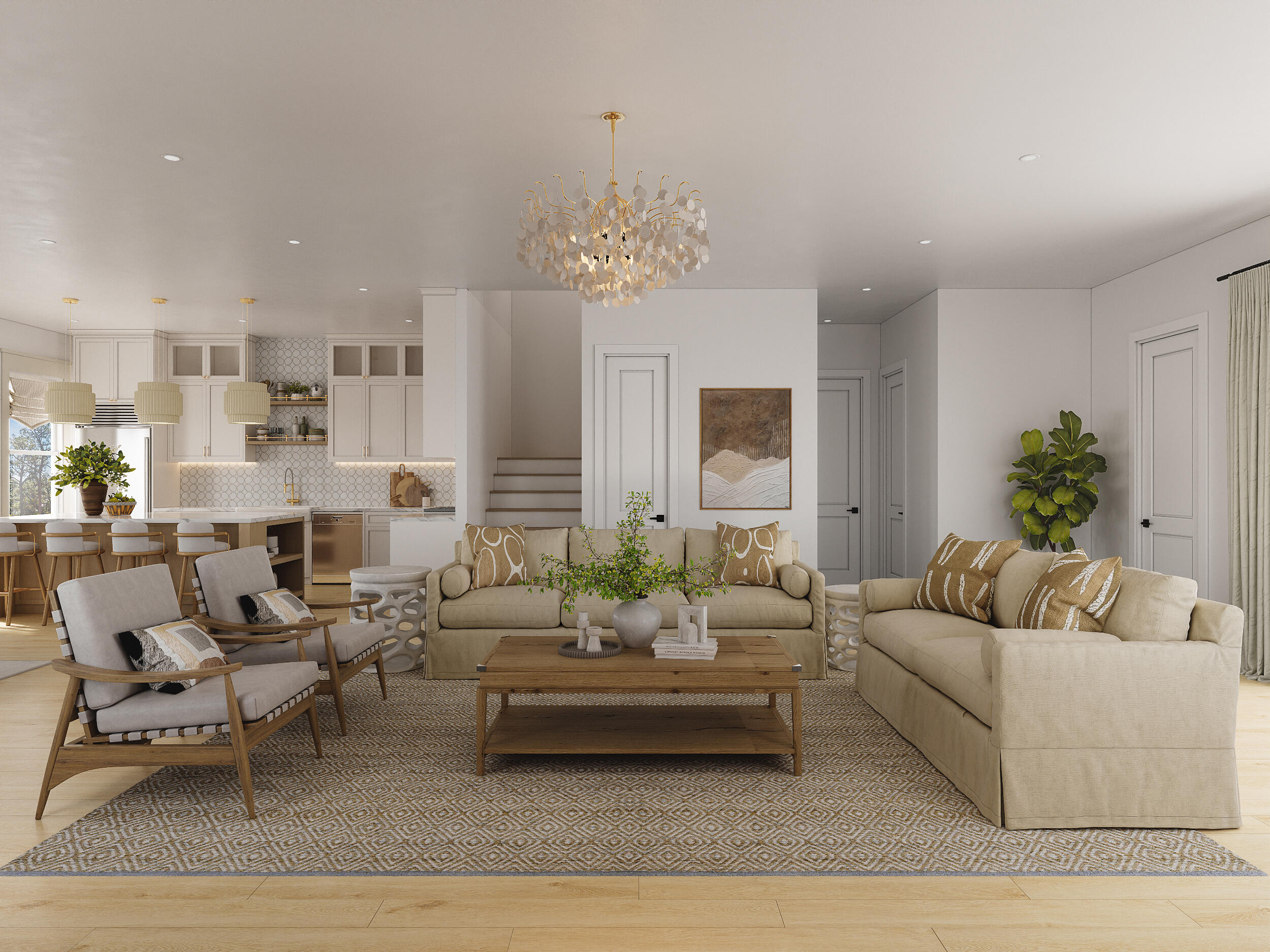 0 Lot 27 Redbud Ln Inlet Beach Inlet Beach, FL 32461 - Photo 3 of 20 a living room with furniture and a chandelier