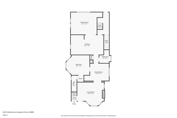 $449,700 | 9412 South Homan Avenue, Evergreen Park, IL 60805
