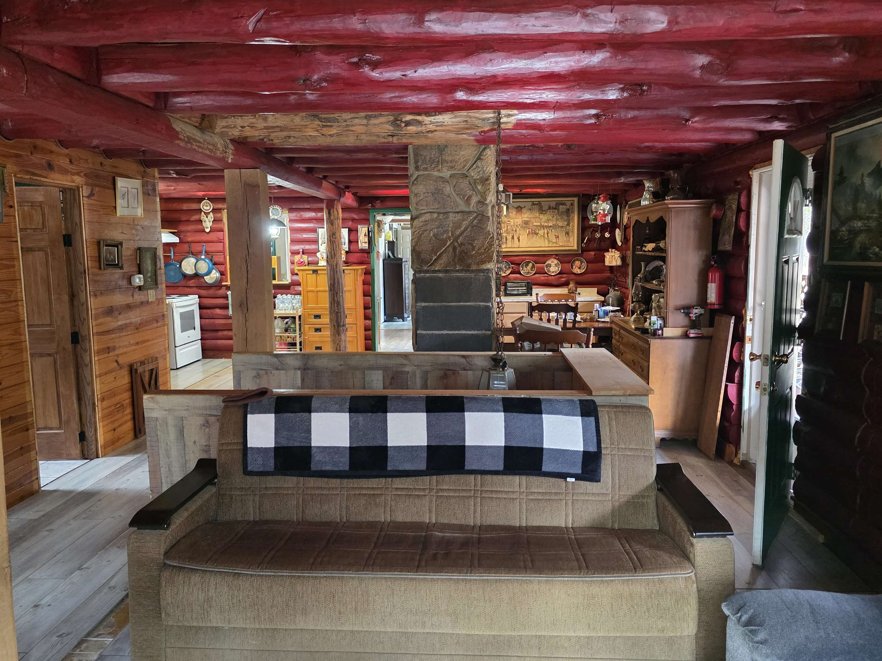 6537 Mill Creek Road Millboro, VA 24460 - Photo 10 of 17 a view of entryway and hall with wooden floor