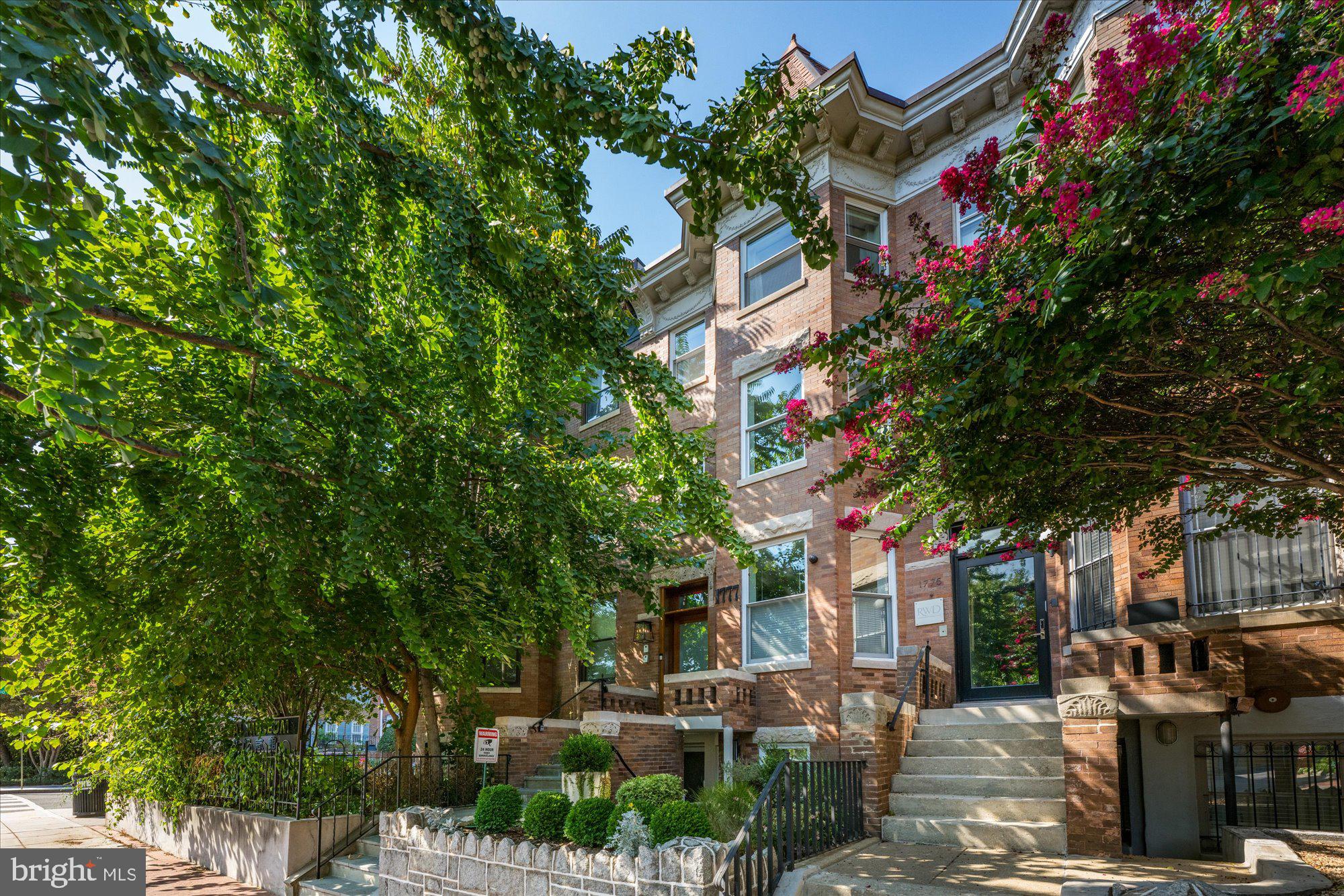 1777 T Street Northwest, Unit 5 Washington, DC 20009 - Photo 2 of 48 a front view of a house with a tree